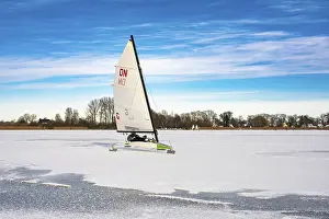 Lembruch Lower Saxony Germany Drucke: Winter at Dummer See with