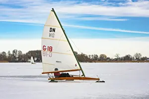 Northern German Wetlands Drucke: Winter at Dummer See with