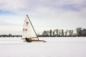 Northern German Wetlands Drucke: Winter at Dummer See with