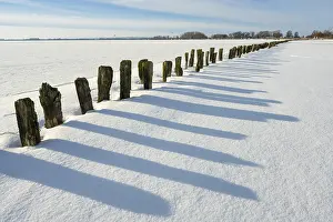Winter In Lower Saxony Drucke: Winter at Dummer, on ice, Eickhopen