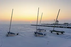 Winter Evening At Lake Dummer Drucke: Winter Evening at Lake Dummer