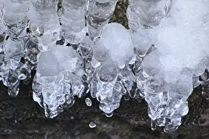 Central European Winter Drucke: Wintertime, ice, Germany