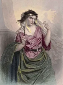 Old Testament Characters Drucke: The Witch of Endor, First Book of Samuel