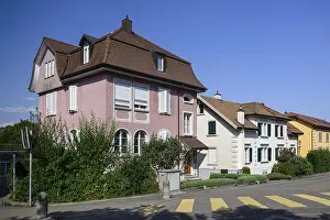 Swiss Urban Landscape Drucke: Wohnquartier Häuser, Olten