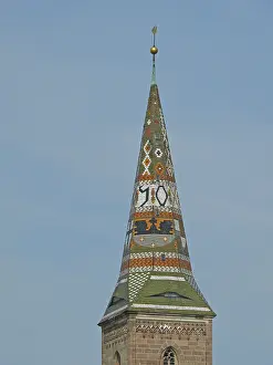 Bavarian Church Towers Drucke: Wolframs-Eschenbach, Wolfram, von