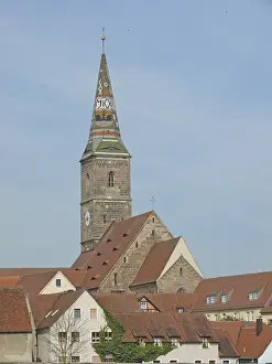 Bavaria Historic Church Building Drucke: Wolframs-eschenbach, Wolfram, von