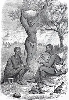 Frauen der Bongotribbe, 1880