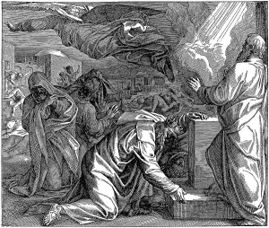 Old Testament Prints Drucke: Woodcut, David's Population Census