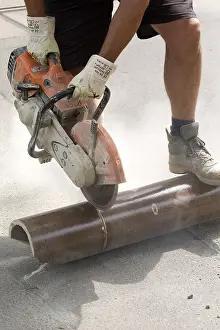 Masonry Work Drucke: Working handcrafter