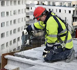 Industrial Equipment Drucke: Workmen - Construction workers