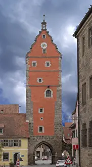 Southern Germany Old Town Drucke: Wornitztor, completed around 1235
