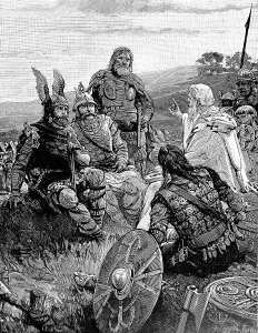 Wulfila erklärt den Evangelien an die Goten