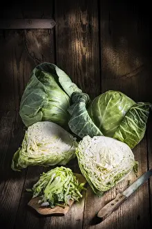 Cabbage Salad Drucke: Young cabbage