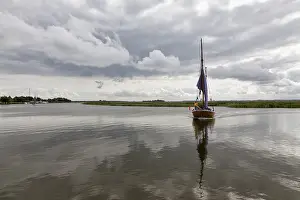 Deserted Sailboat Drucke: Zeesenboot