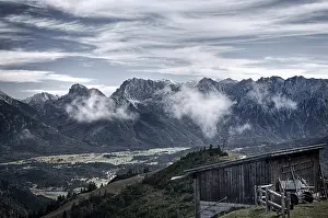Deserted Mountain Peak Drucke: Zugspitzmassiv