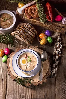 Eastern European Soup Drucke: Zurek