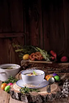 Polish Vegetarian Meal Drucke: Zurek