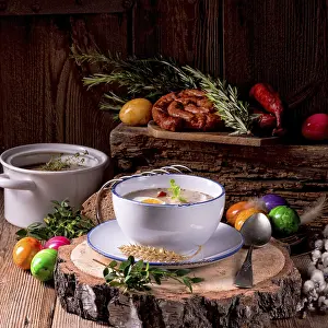 Stone Background Food Photography Drucke: Zurek
