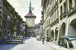 Central Europe Clock Towers Drucke: Zytglogge clock medieval clock tower clock tower