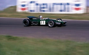 Classic Car Racing Images Drucke: Jack Brabham Motor Racing Driver
