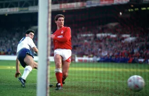 Old School Soccer Photos Drucke: Nottingham Forest v Tottenham