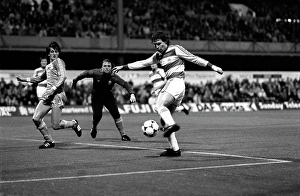 Monochrome Soccer Images Drucke: QPR v Blackpool