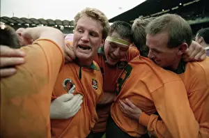 England V Australia Rugby Drucke: RWC Final 1991