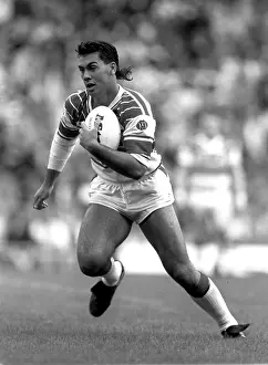 Rugby League Charity Shield Drucke: Widnes v Wigan