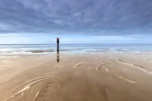 UNESCO World Heritage Site Wadden Sea Drucke: The beach at the Horst