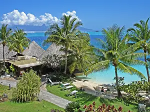 Bilder Datiert 19. September 2006: Strandkorb Polynesië, Strandkorb Polynesien