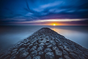 Bilder Datiert 20. Februar 2021: Molenkai bei Hindeloopen