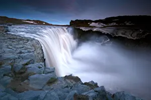 Europe Waterfalls Drucke: Dettifoss