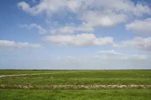 Cloudy Sky Netherlands Drucke: Dijk, Dike