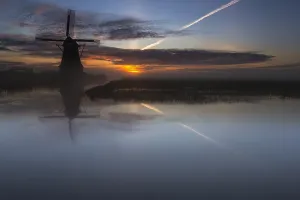 Dutch Countryside Landscape Photography Drucke: Dutch windmill