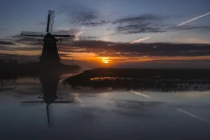 Niederländische Windmühle
