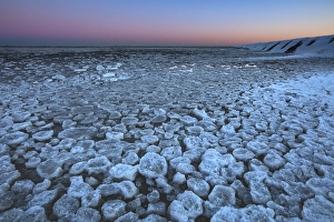 UNESCO World Heritage Site Pictures Drucke: Frozen Wadden Sea