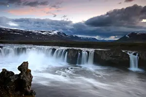 Europe Waterfalls Drucke: Godafoss