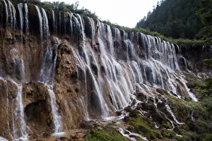 Waterfall In Nature Drucke: Jiuzhaigou