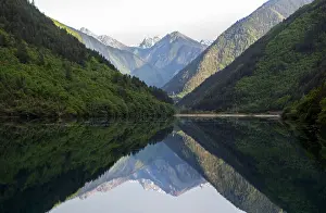 China Mountain Scenery Drucke: Jiuzhaigou
