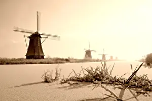 World Heritage Site Kinderdijk Drucke: Kinderdijk