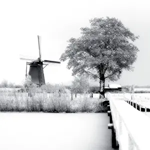 Bilder Datiert 4. März 2006: Kinderdijk