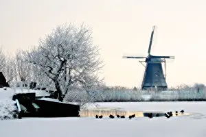 World Heritage Site Kinderdijk Drucke: Kinderdijk