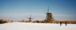 Bilder Datiert 7. Januar 2009: Kinderdijk