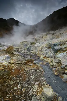Iceland Geothermal Landscape Drucke: Krysuvik