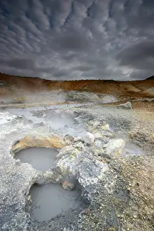 Iceland Geothermal Area Drucke: Krysuvik