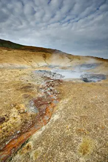 Iceland Geothermal Area Drucke: Krysuvik