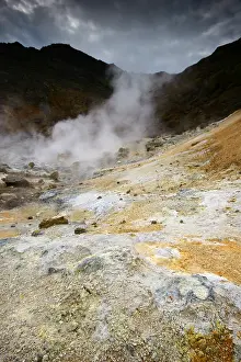 Iceland Geothermal Landscape Drucke: Krysuvik