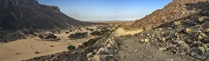 African Mountain Landscape Drucke: Landsape of Mauritania