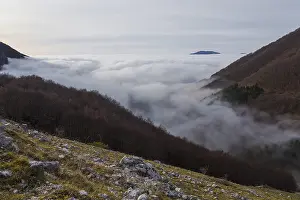Europe Landscape Drucke: Landscape with clouds