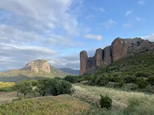 Spanish Mountain Scenery Drucke: Landscape Pyrenees in Spain